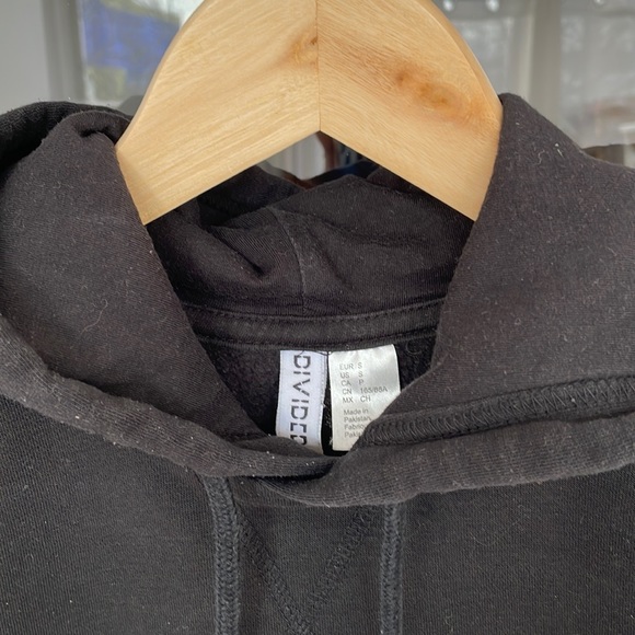HM Divided Black Hoodie - Picture 3 of 10